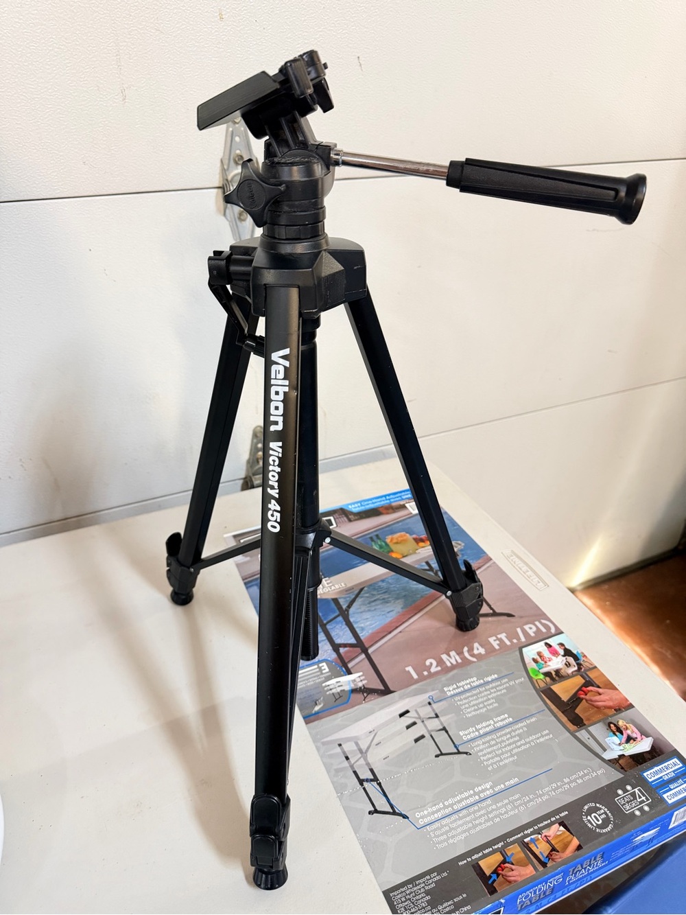 Victory 450 Black Camera Tripod Velbon Victory 450 Camera Photo Video Tripod